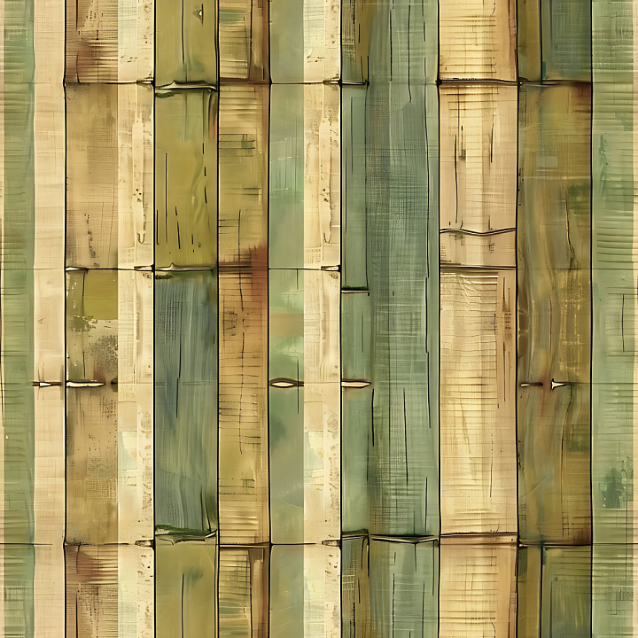 Featuring Distressed Plaid Pattern in Muted Green and Beige seamless PBR texture preview