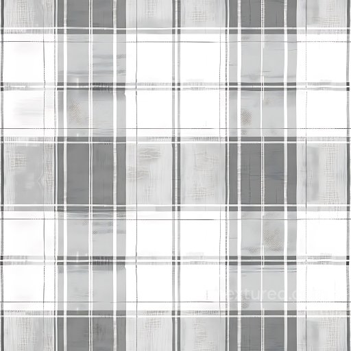 Seamless 3D Plaid Pattern Brushed Metal PBR Texture in gray Tones texture preview