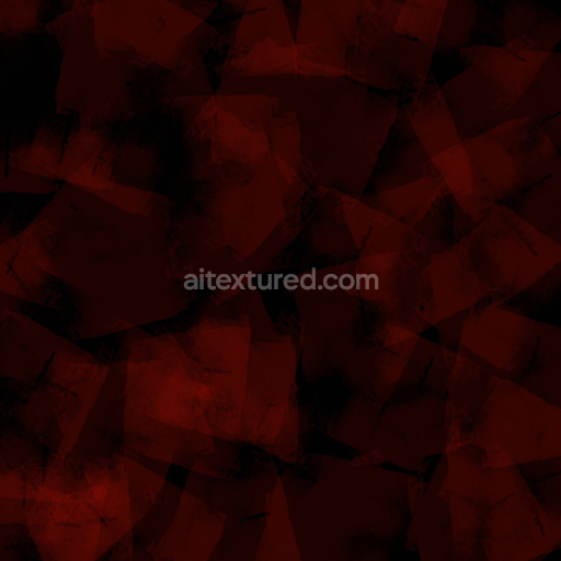 Seamless 3D PBR Watercolor Texture with Rich Dark Red Layered Patterns