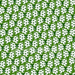 seamless Seamless 3D PBR Texture of Green Shamrock Pattern on White Paper texture 8k free download PBR