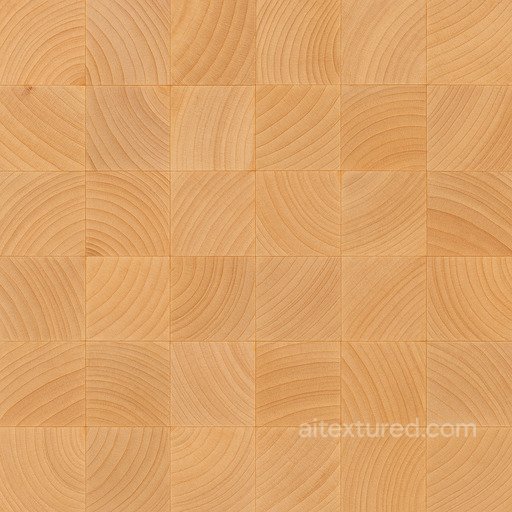 Maple End Grain Butcher Block seamless Wood PBR texture