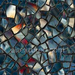 seamless Seamless 3D PBR shattered glass texture with vibrant broken fragments texture 8k free download PBR