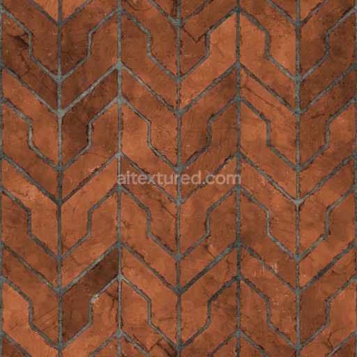 Seamless PBR Terracotta Floor