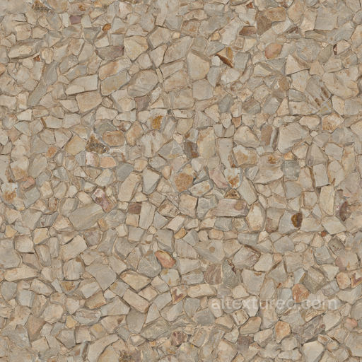 Wall Rock - Chipped Rocks Dry Uneven Stones Wall seamless Rock PBR texture