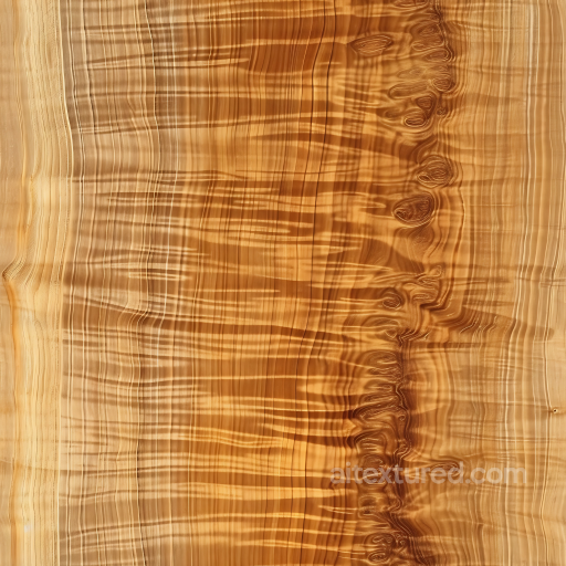 Polished Maple Wood PBR Texture with Natural Grain Patterns seamless Wood PBR texture