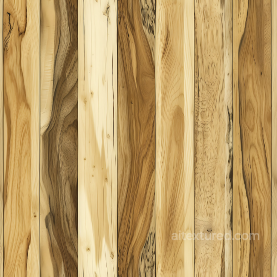 Light Rustic Wood Planks PBR Texture with Natural Grain and Knots Wood texture preview