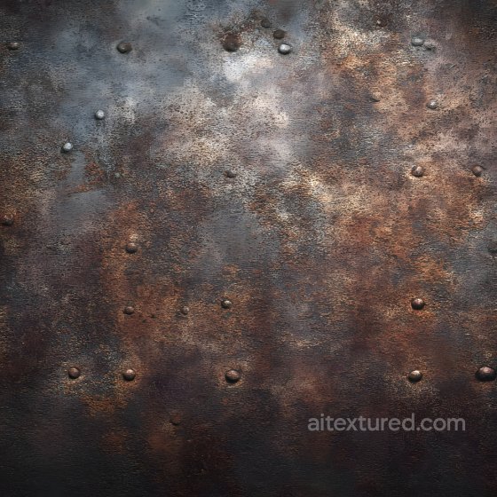 Rusty Metal PBR Texture with Corrosion, Pits, and Patina Rust texture preview