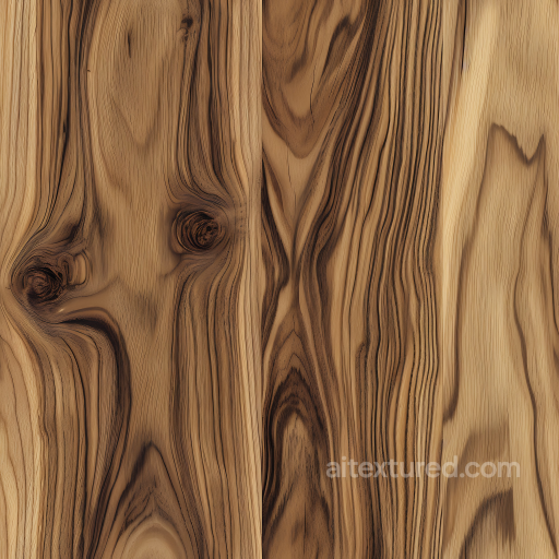 Olive Wood PBR Texture with Rich Knots and Grain Patterns seamless Wood PBR texture