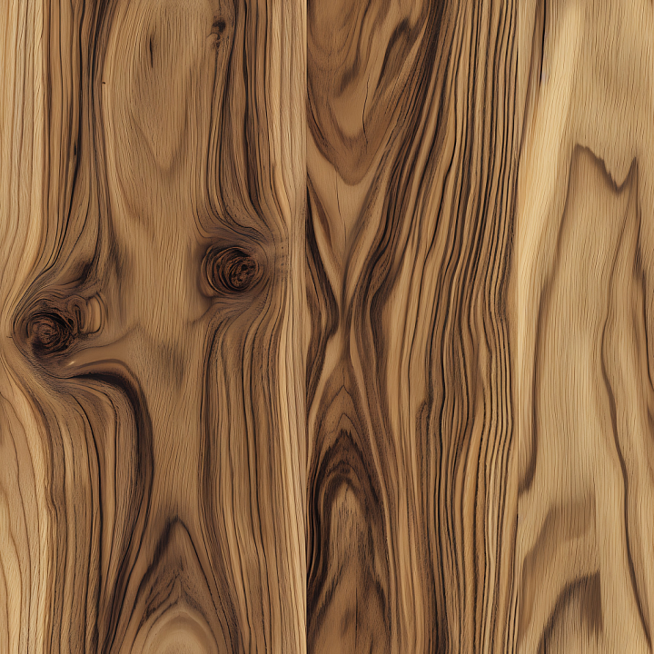 Olive Wood with Rich Knots and Grain Patterns seamless PBR texture preview