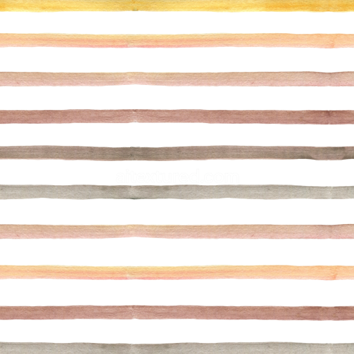 Seamless 3D PBR Texture with Hand-Painted Watercolor Stripes in Pastel Tones
