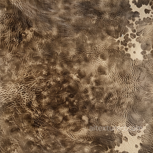 Cracked Distressed Brown Leather Seamless Texture with Natural Grain seamless Leather PBR texture