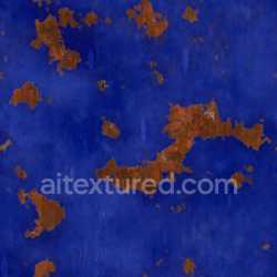 seamless Painted Metal Seamless Pbr Texture Blue Rusty Grunge Vibrant Industrial texture 8k free download PBR