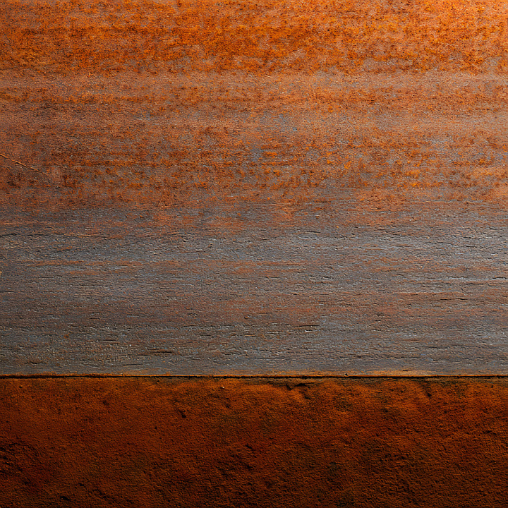 Rusty Metal Featuring Layered Cracked and Corroded Surface seamless PBR texture preview