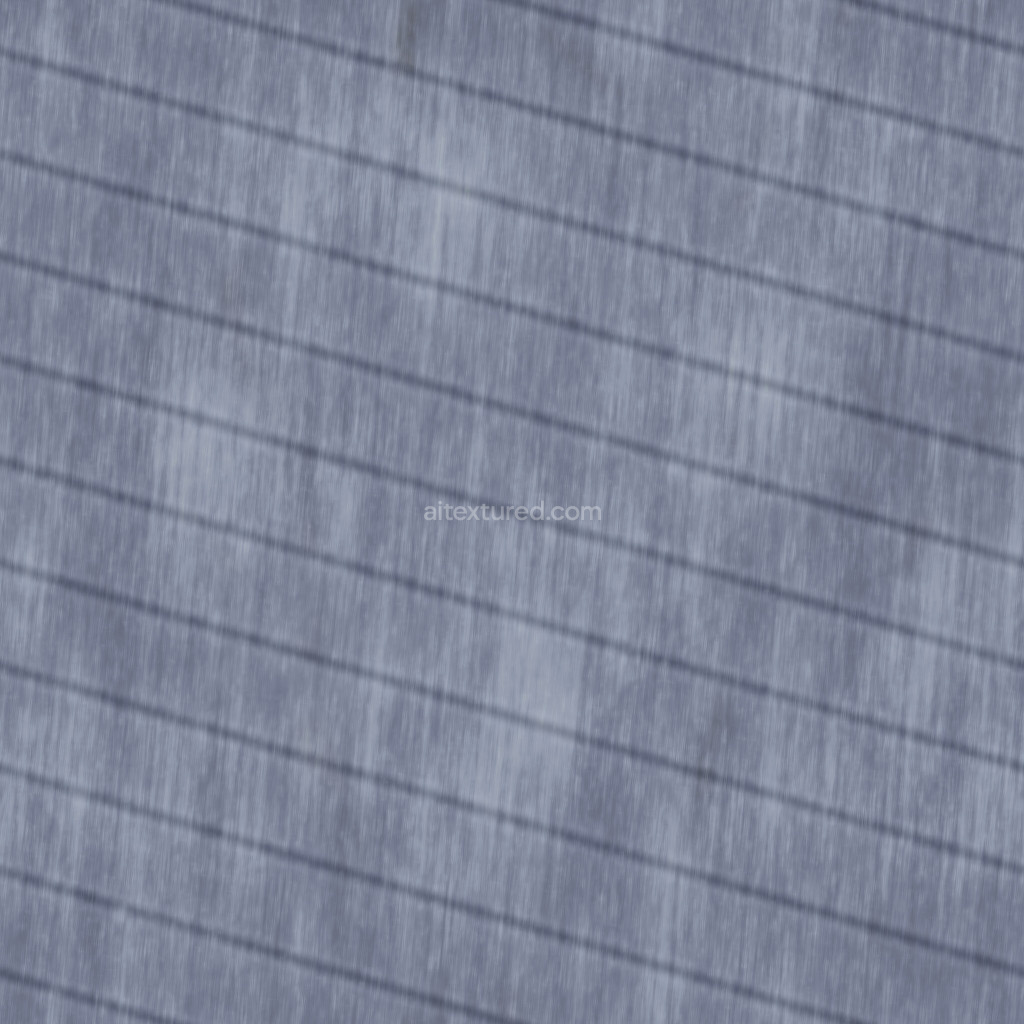 Seamless PBR pipe texture with smooth gray surface