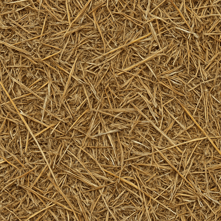 Coarse Straw seamless PBR texture preview