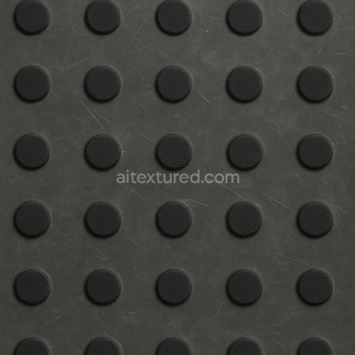 Seamless 3d texture pbr 8k tactile plate featuring rubber dots and powder coated anodized aluminum finish