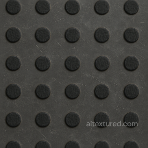 Tactile Plate Featuring Rubber Dots And Powder Coated Anodized Aluminum Finish seamless Tactile Plate PBR texture