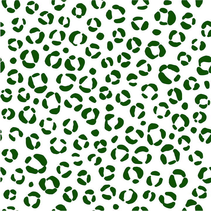 St Patrick Digital Paper Bundle of Green Leopard Spots on White Fabric seamless PBR texture preview