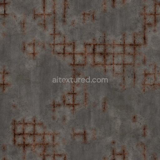 Concrete Seamless Pbr Texture Gray Rough Durable Tileable Urban Modern