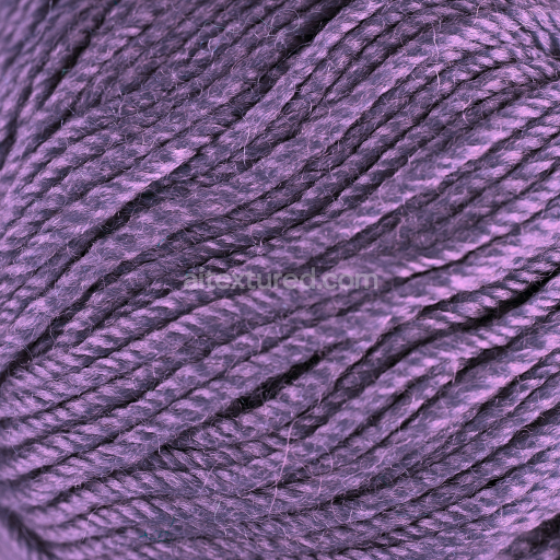 Preview — High-Resolution Purple Yarn Thread Texture for PBR Materials