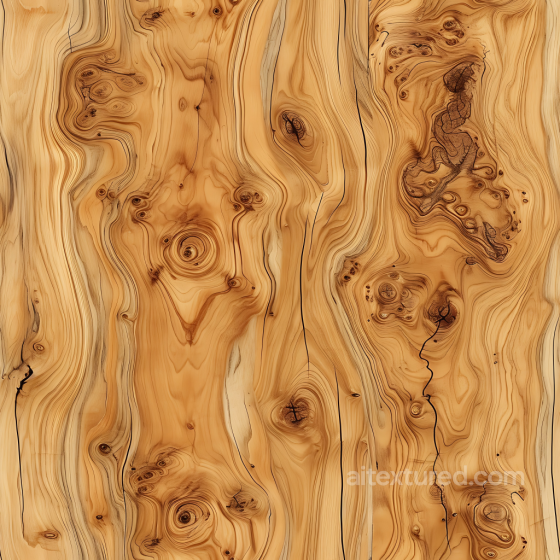 Knotty Pine Wood Texture with Distinctive Grain and Knots Wood texture preview