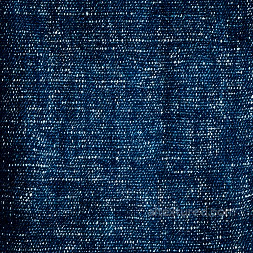 Cracked Denim Texture with Worn Holes and Deep Blue Weave seamless Denim jeans PBR texture