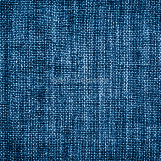 Seamless 3D PBR Texture of Cracked Denim Fabric with Worn Blue Threads