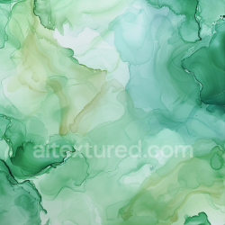 seamless Seamless 3D Alcohol Ink PBR Texture with Soft Green Fluid Waves and Organic Translucent Layers texture 8k free download PBR