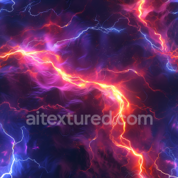 seamless Seamless 3D Space PBR Texture of Electric Plasma Nebula with Vibrant Magenta and Blue Hues texture 8k free download PBR