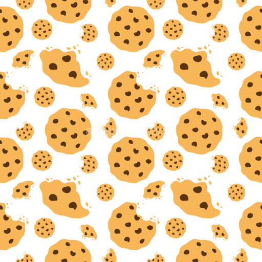 Pattern Bundle - Seamless 3D Pattern PBR Texture Featuring Playful Cookie Motifs in Warm Tones texture preview