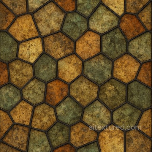 Aged Stained Glass Seamless Texture seamless Glass PBR texture