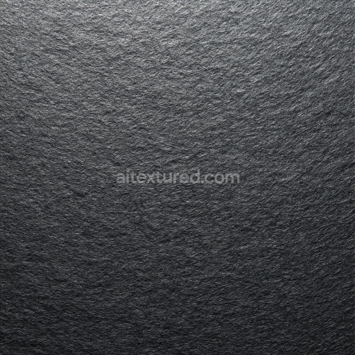 Seamless 3D Felt PBR Texture Featuring Dense Dark Gray Woolen Surface