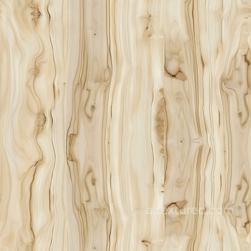 Light Wood Planks Seamless Texture with Flowing Grain and Knots seamless Wood PBR texture
