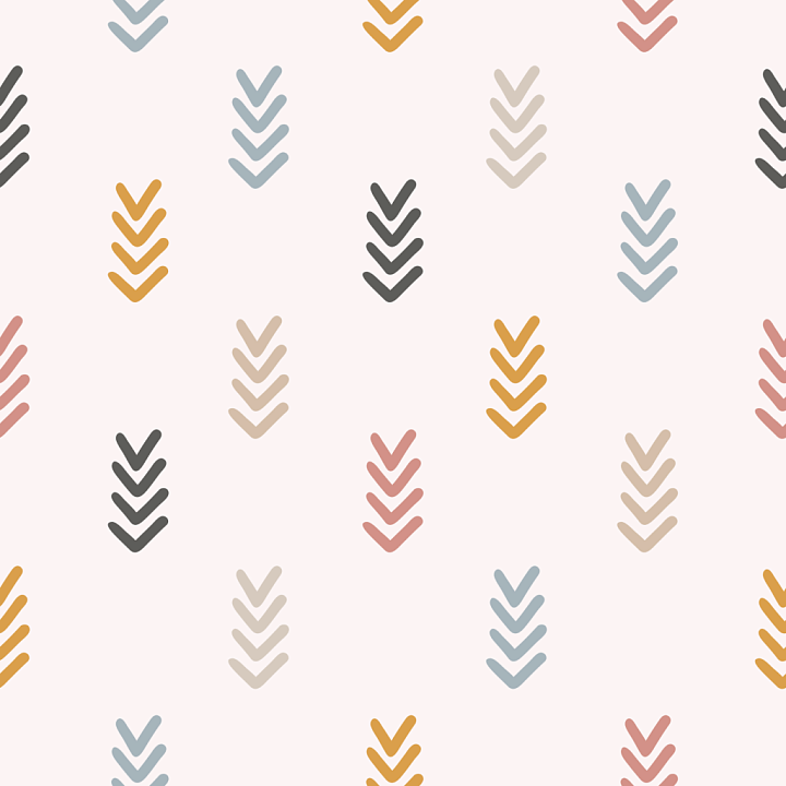 Fabric Featuring Boho Chevron in Soft Pastels seamless PBR texture preview