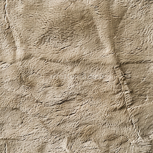 Seamless 3D PBR Distressed Beige Leather Texture with Natural Wrinkles