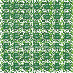 seamless Seamless 3D PBR Texture with Festive St Patrick's Day Shamrock Pattern texture 8k free download PBR