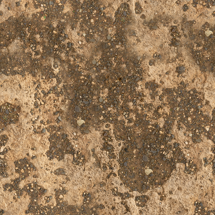 Coral Ground - Gravel Debris Sandy Ground Costal Stones seamless PBR texture preview
