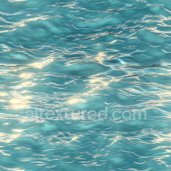 seamless Seamless 3D Water PBR Texture Featuring Turquoise Gentle Surface Waves and Reflective Highlights texture 8k free download PBR
