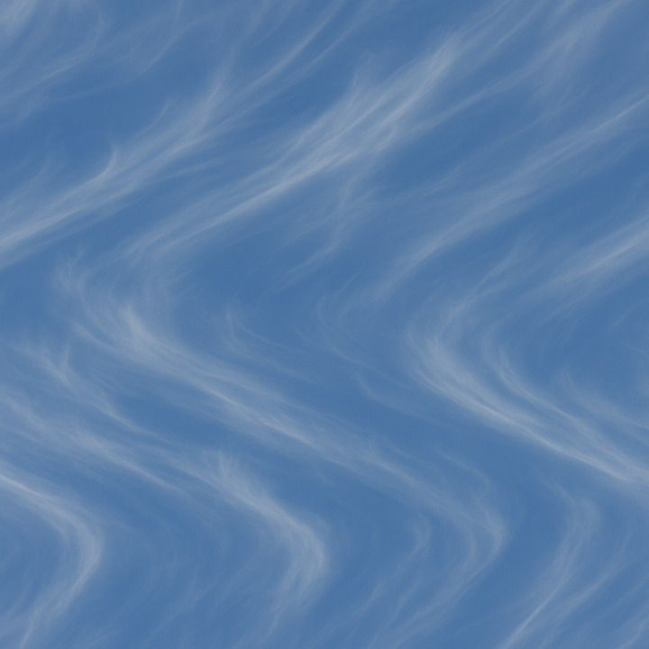 Airy Cirrus Feathery Cloud Streaks Surface seamless PBR texture preview
