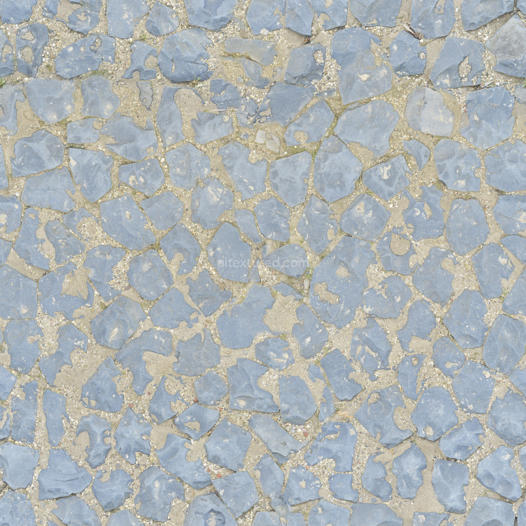 Seamless paving stones texture suitable for 3D modeling