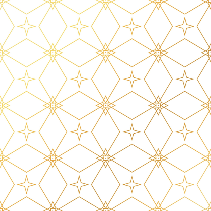 with White Base and Golden Geometric Lines Pattern seamless PBR texture preview