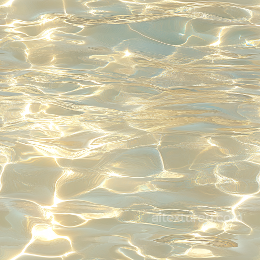 Shallow Water Surface Seamless Texture with Sunlit Highlights seamless Water PBR texture