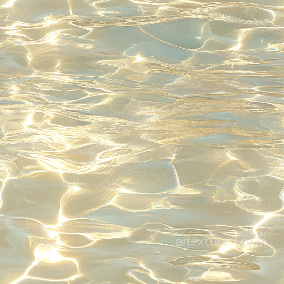 Shallow Water Surface Seamless Texture with Sunlit Highlights Water texture preview