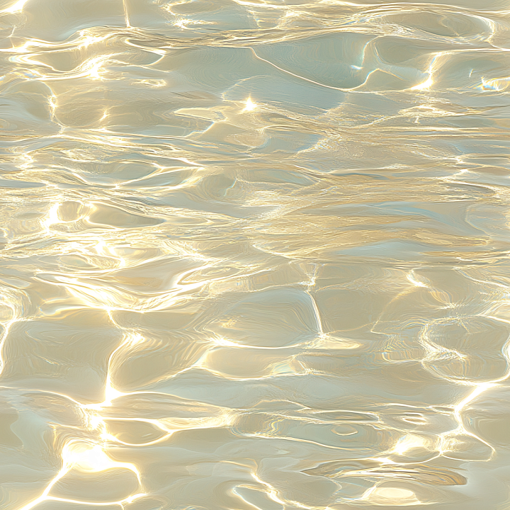Shallow Water Surface with Sunlit Highlights seamless PBR texture preview