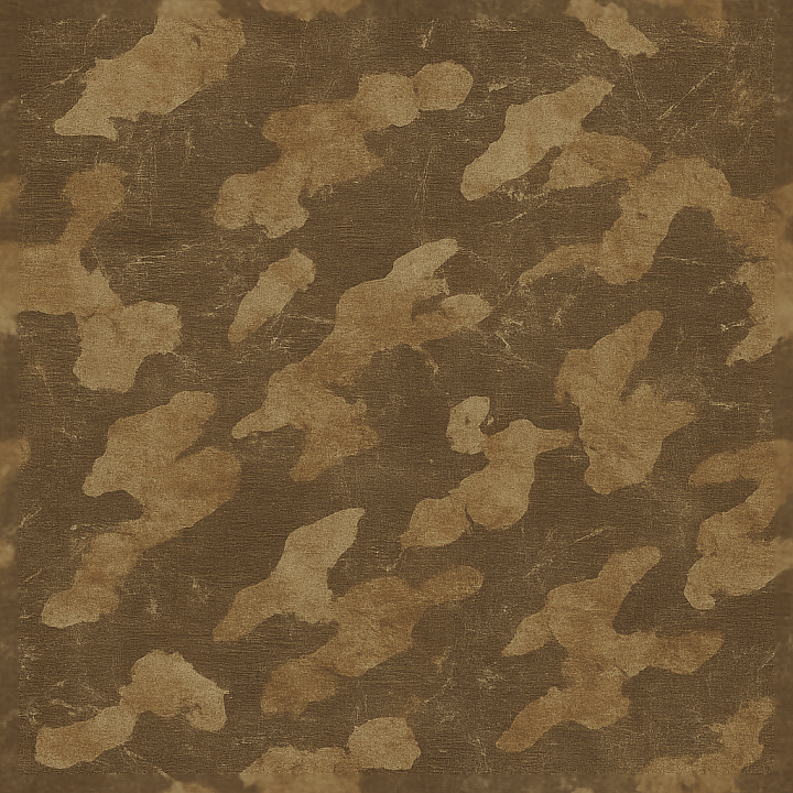 Ripstop Fabric Camouflage With Paint Chipped And Worn Effects seamless PBR texture preview