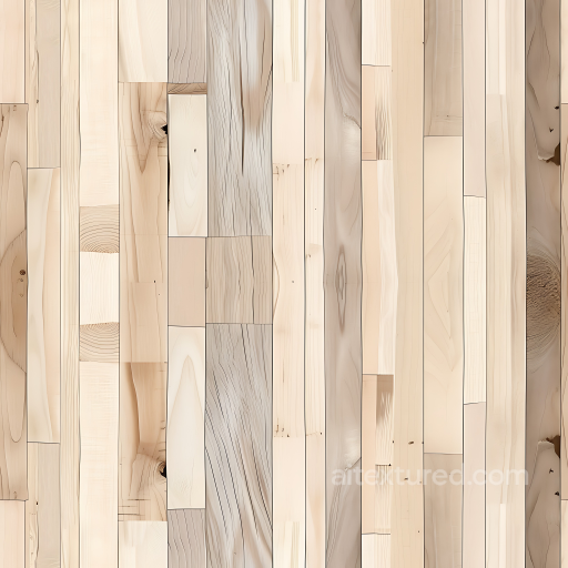 Light Pine Wood Planks PBR Texture with Natural Grain and Knots seamless Wood PBR texture