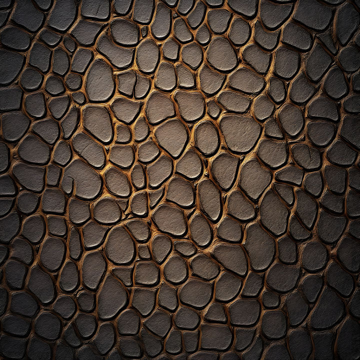 Reptilian Skin Featuring Detailed Scaled Surface and Organic Wrinkles seamless PBR texture preview