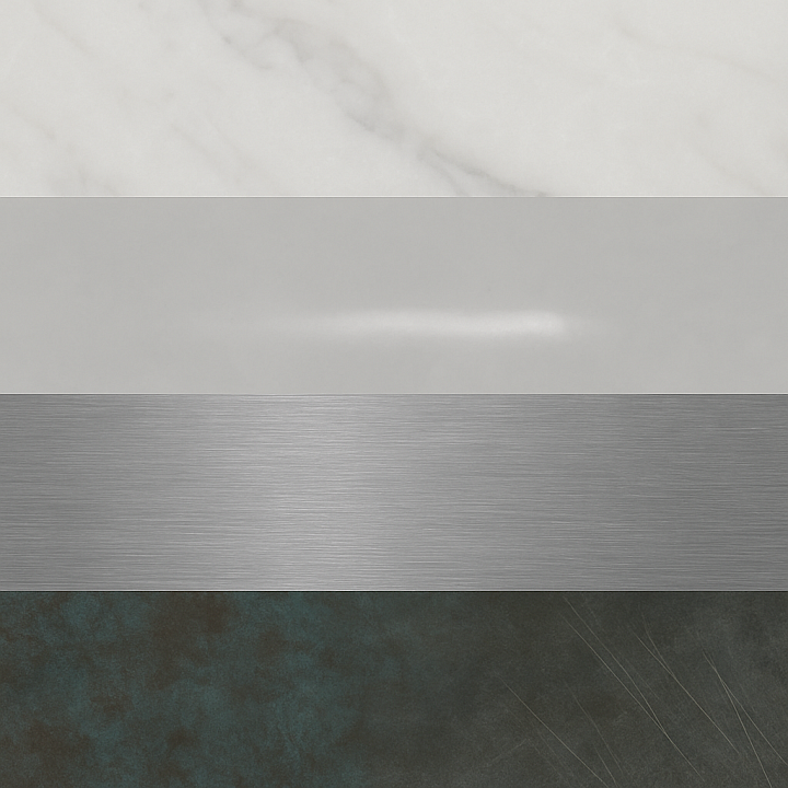 Smooth Marble Surface With High Gloss Finish seamless PBR texture preview