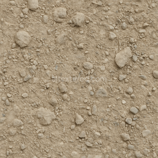Seamless 3d texture pbr 8k caliche ground surface with mineral deposits and packed soil details