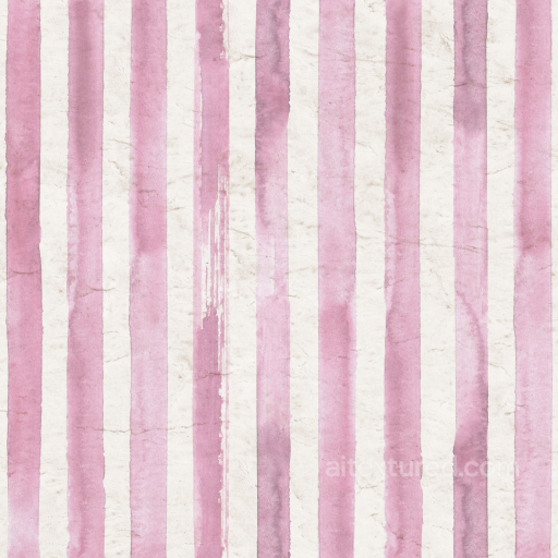 Pink Watercolor Stripes on Paper Seamless Texture seamless Watercolor Stripes PBR texture